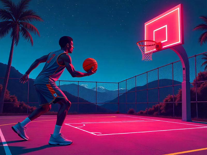 三分投篮大赛现场，15岁女生4投3中，震惊全场..